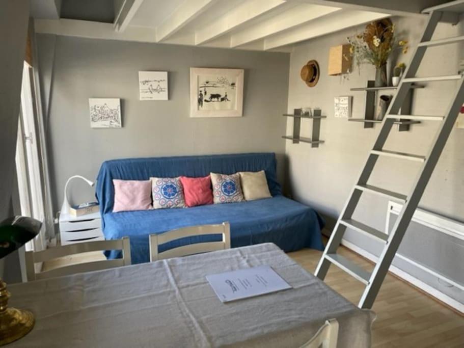 Studio Vue Mer En Centre-Ville Dinard Extérieur photo